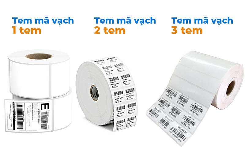 giấy in mã vạch 3 tem