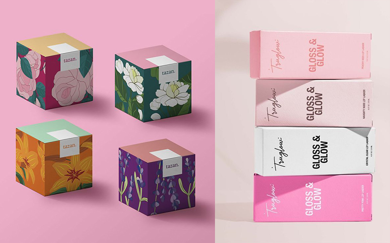 in hộp giấy đựng mỹ phẩm